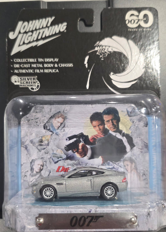 JLDR016 2002 Aston Martin V12 Vanquish - Die Another Day - 007 Bond - Tin Diorama