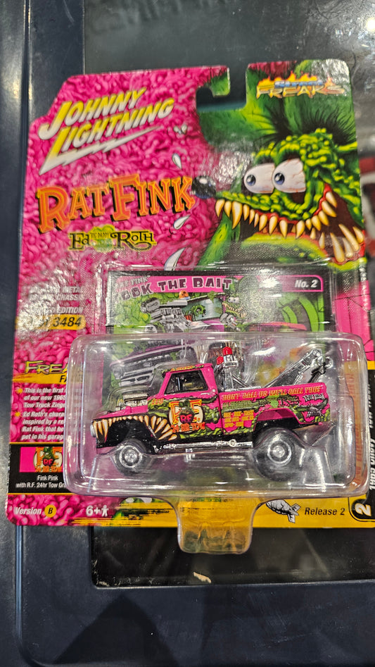 Magenta RatFink 1965 Chevrolet Pickup Tow Truck Zinger JLSF026B