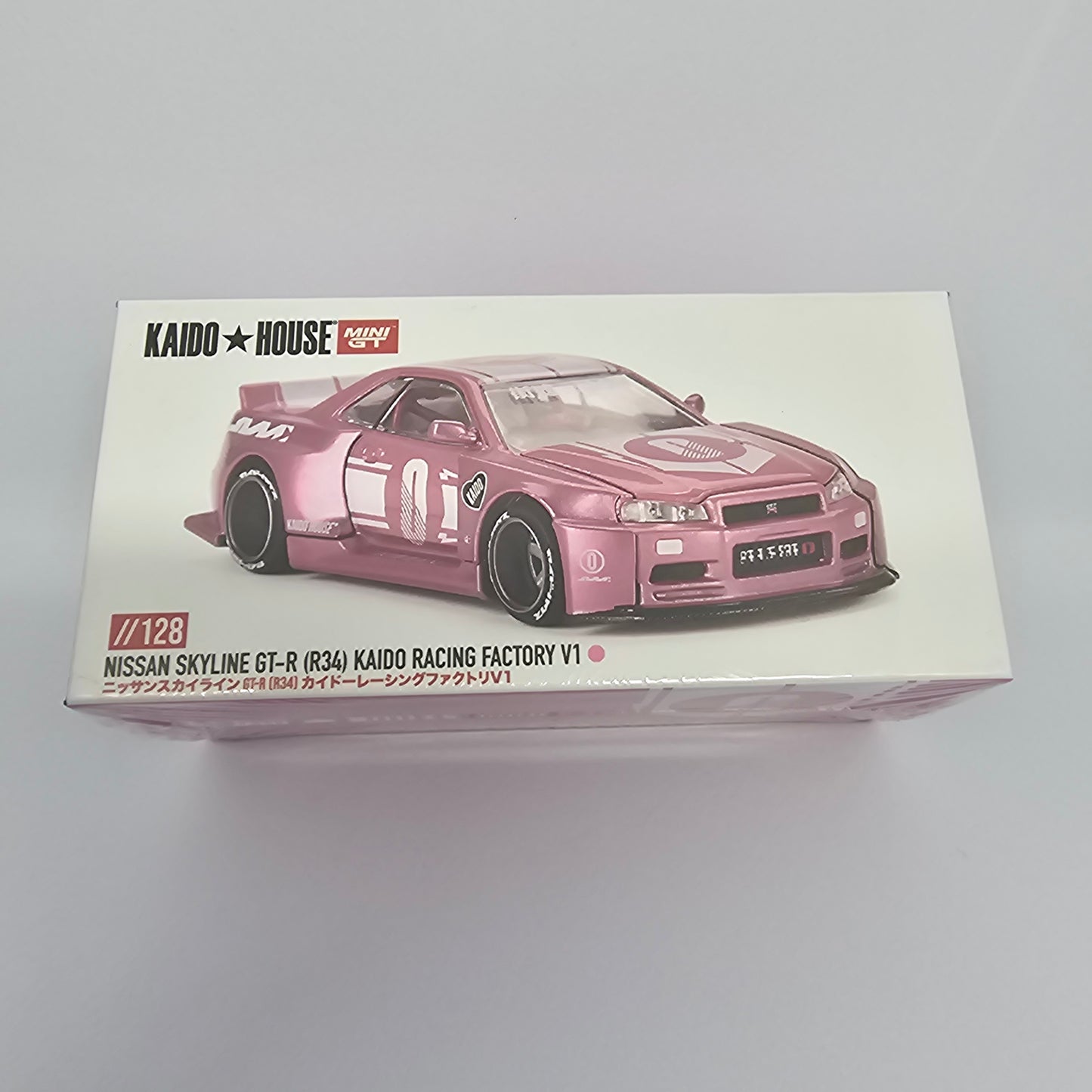 KHMG128 NISSAN SKYLINE GT-R (R34) KAIDO RACING FACTORY V1 - PINK