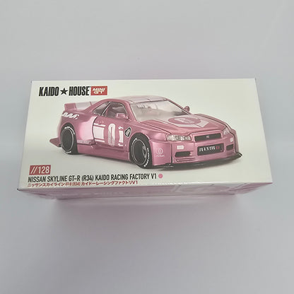 KHMG128 NISSAN SKYLINE GT-R (R34) KAIDO RACING FACTORY V1 - PINK