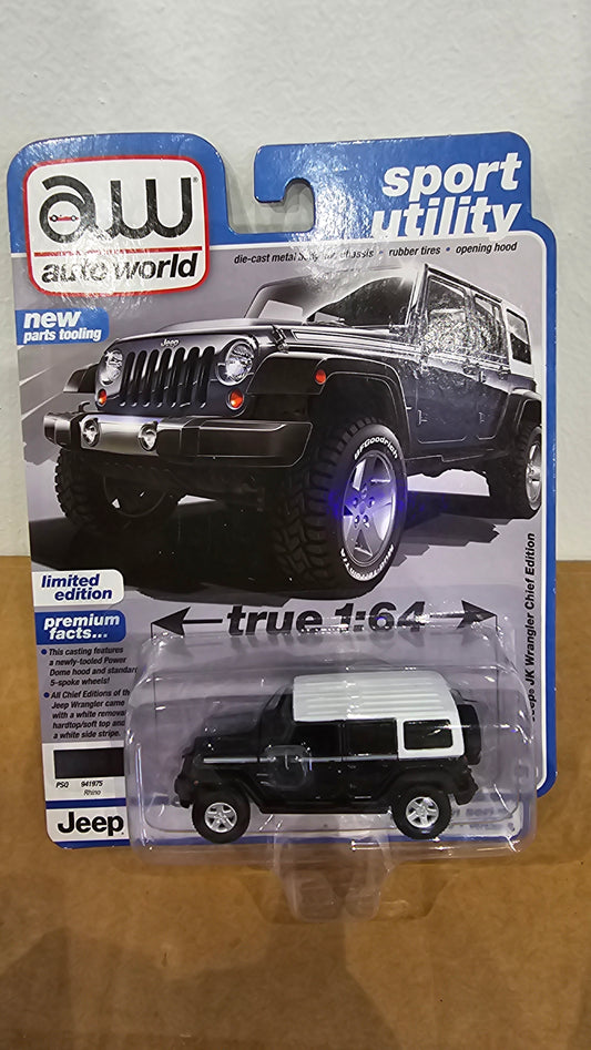 AutoWorld Black 2017 Jeep Wrangler