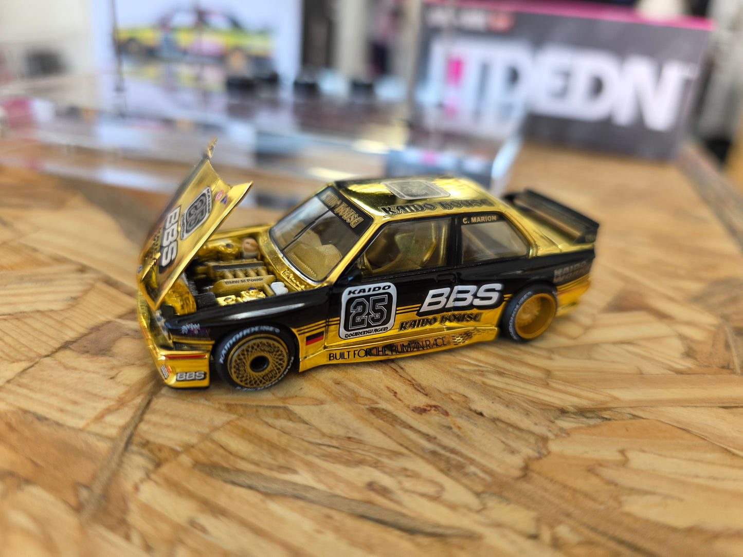 KHMG225 BMW M3 Kaido Touring Champ Gold Chrome BBS Exclusive
