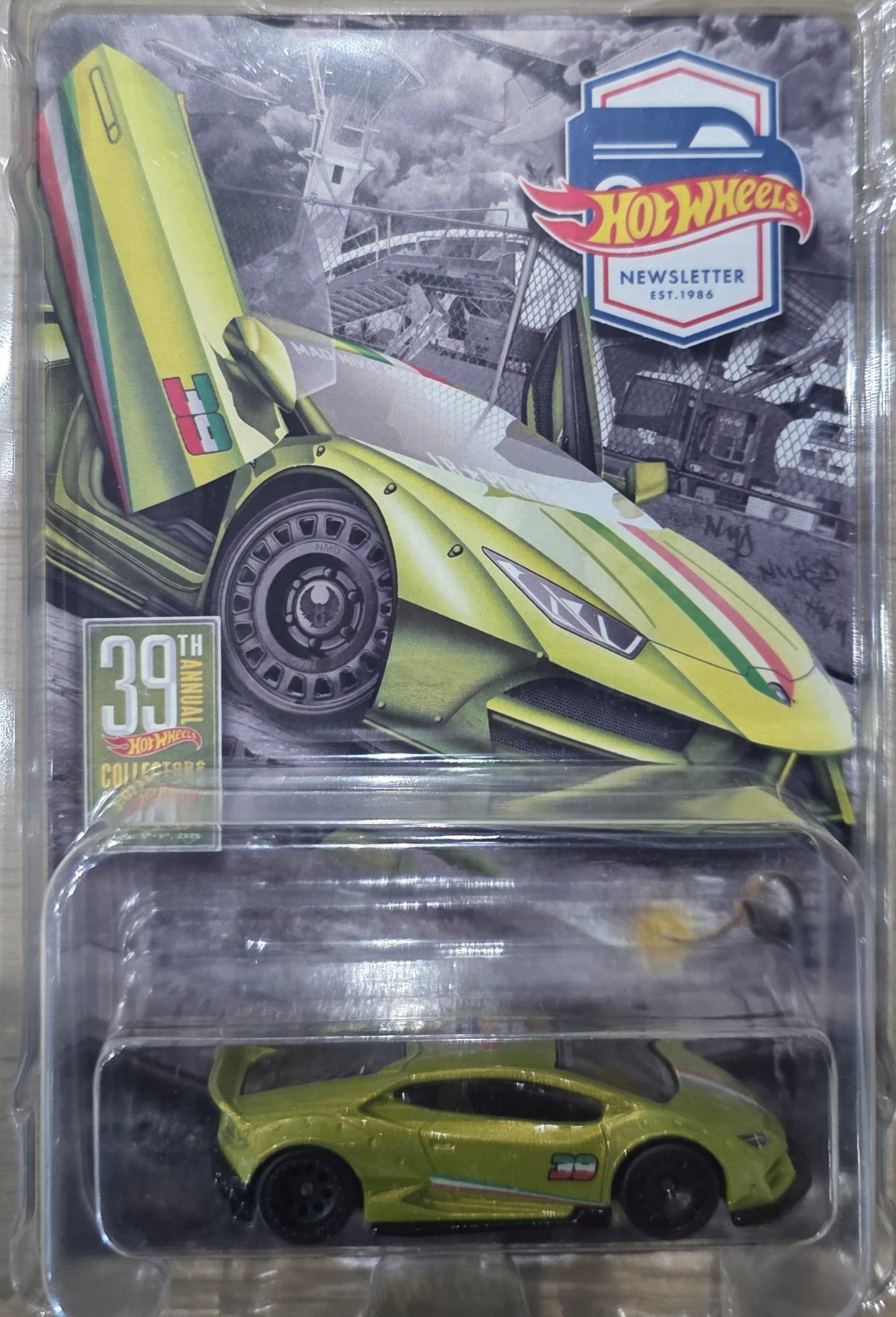 Green Lamborghini Huracan Newsletter LA 2025