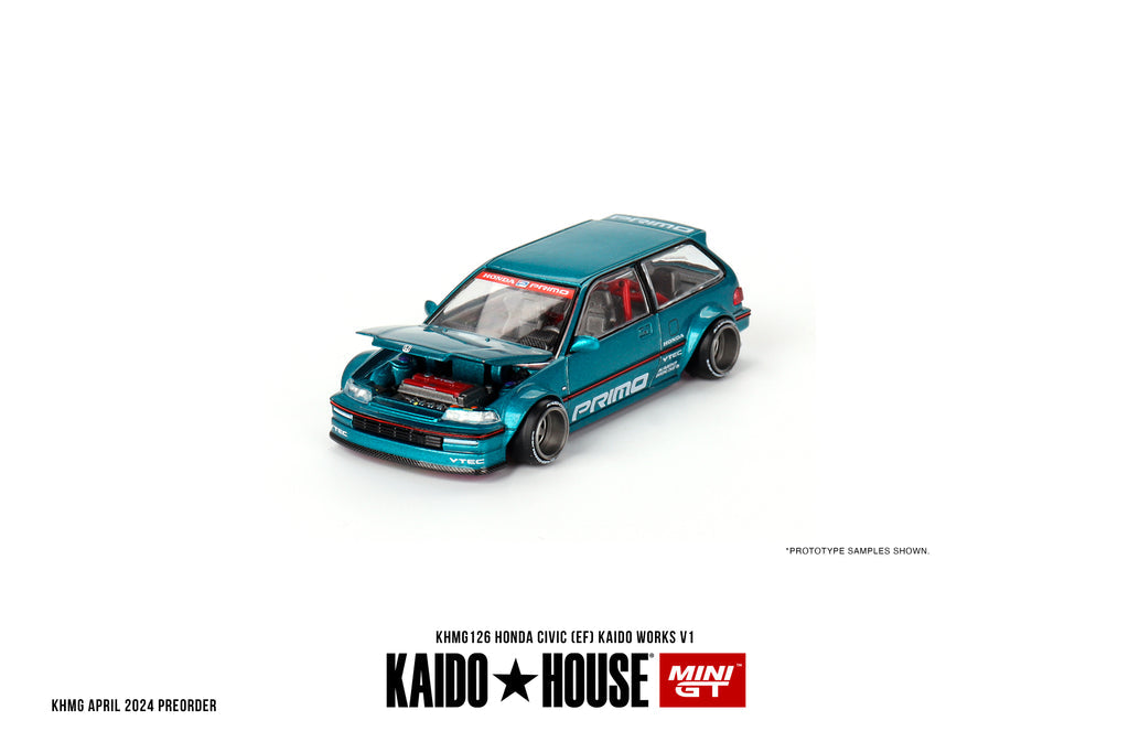 KHMG126 Blue Honda Civic (EF) Kaido Works V1