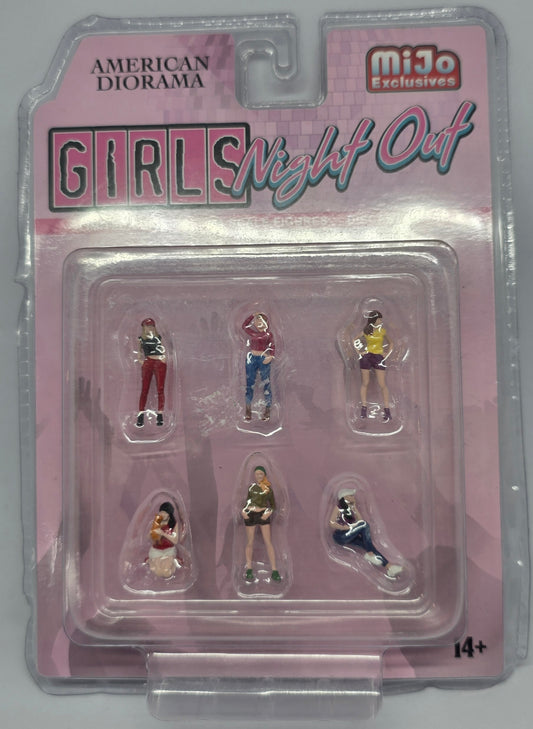 AD-76477MJ Girls night out- American Diorama 1:64