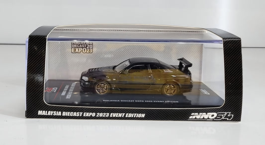 IN64-R34ZT-MDX23 Nissan Skyline GTR R34 Z-Tune Full Carbon Malaysia Diecast Expo 2023
