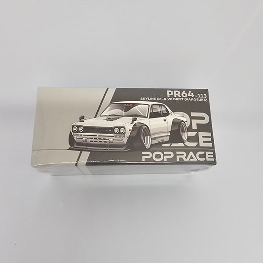 PR6400113 White Nissan Skyline GT-R V8 Drift Hakosuka